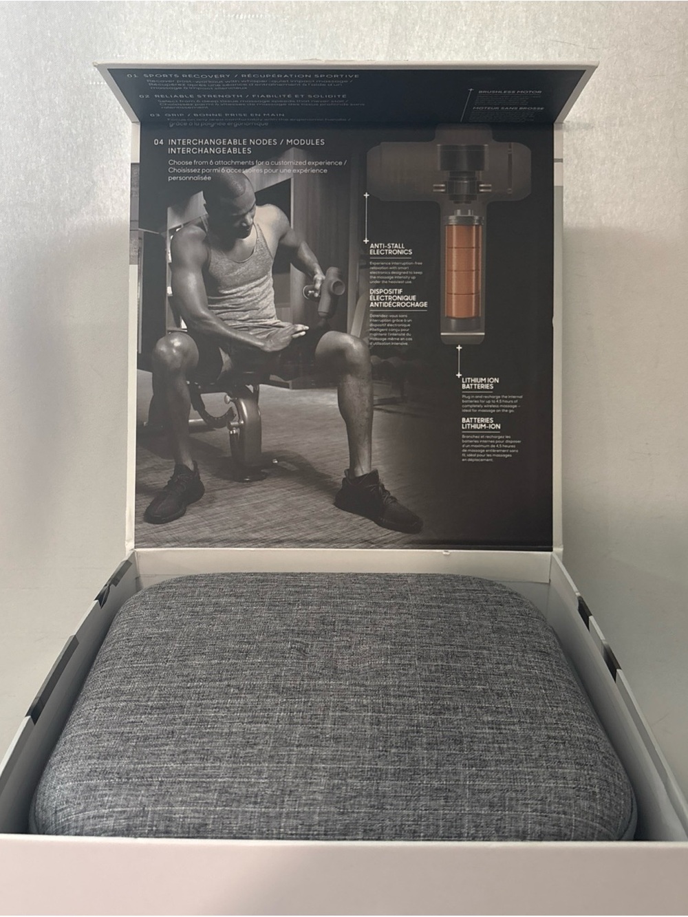Sharper Image Power Percussion Deep Tissue Massager - Picture 3 of 5